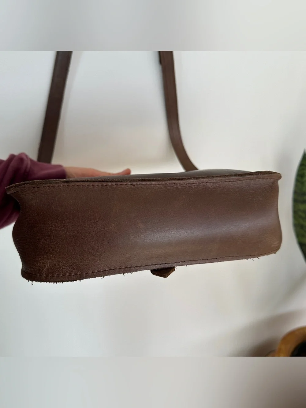 ABLE | The Tirhas Saddlebag Brown Leather Crossbody